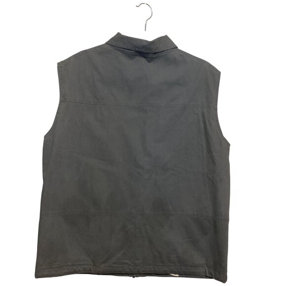 Tag Safari Men's Vest Gray Sz M Outdoor Hunting Utility Multiple Pockets Gorp - Picture 6 of 16